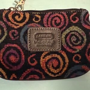 Multicolor  Swirl  Artistic Design wristlet